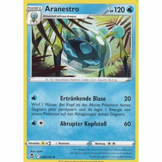 Tradingcard - Pokemon 2022 german Aranestro 048/195 