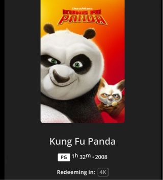 Kung Fu Panda Digital Code - Trades Welcome