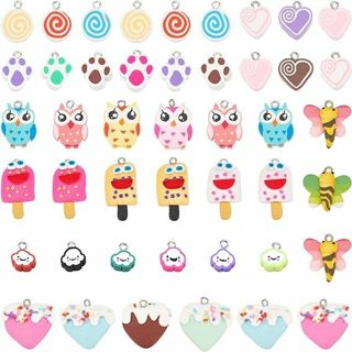 10pc Polymer Clay Candy Charms Lot 6 (PLEASE READ DESCRIPTION) 