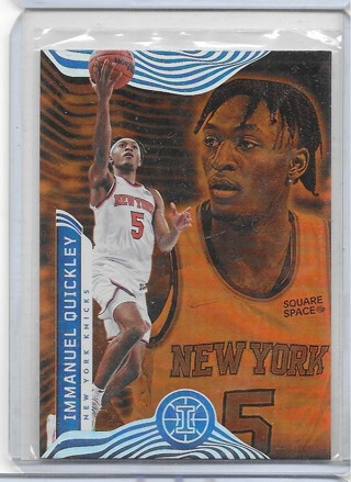 Immanuel Quickley 2021-22 Illusions Orange #12