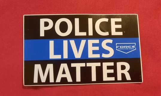 Police Lives Matter Thin Blue Line Sticker