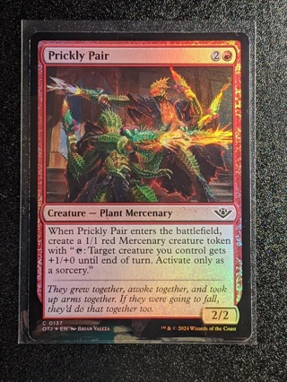 Prickly Pair - 137 Foil MTG OTJ