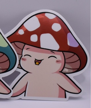 Cute Mushroom Sticker - LSD - Acid