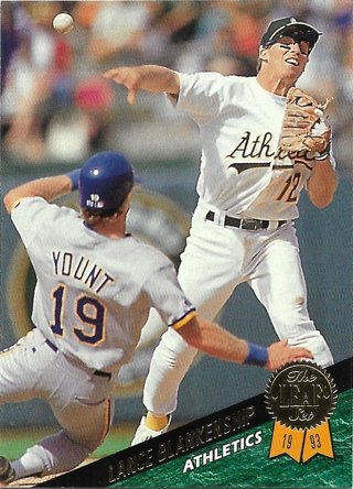 Lance Blankenship 1993 Leaf Oakland Athletics