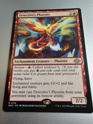 Magic the gathering mtg Detectives Phoenix rare card Modern Horizons 3