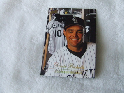 1994 Dante Bichette Colorado Rockies Studio Card #175