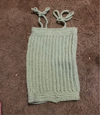 Crochet toddler tank top