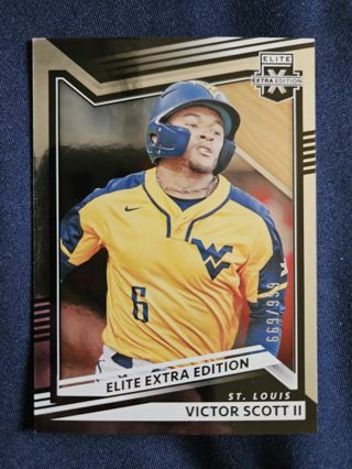 2022 Panini Elite Extra Edition Victor Scott II