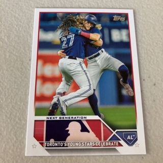 2023 Topps Series 1 - [Base] - #216 - Next Generation (Toronto's Young Stars Celebrate) 