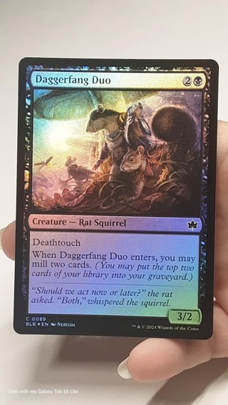 Daggerfang Duo (foil) - Bloomburrow - MTG 2024 Magic The Gathering