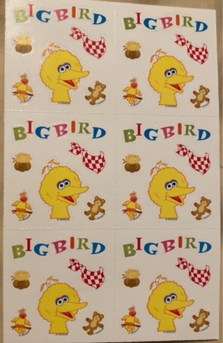 36 Big Bird Stickers