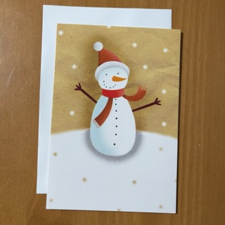 Snowman Christmas Card 