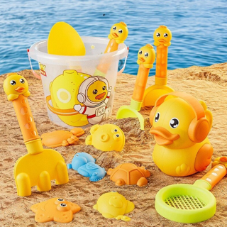 18PCS Summer Beach Toys for Kids Sand Set Beach Game Toy for Children Beach Buckets Shovels