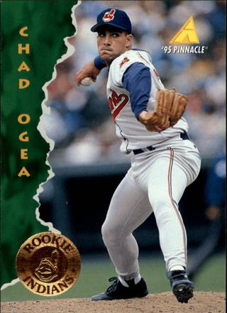 1995 Pinnacle Museum Collection #412 Chad Ogea Cleveland Indians Baseball Card