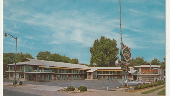 Vintage Used Postcard: d: Capri Motel, Knoxville, TN