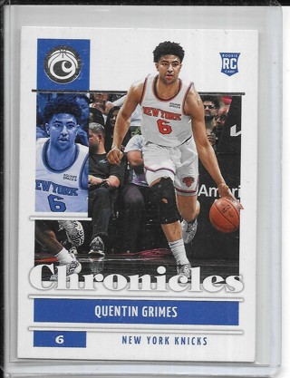 Quentin Grimes 2021-22 Chronicles #32 Rookie Card
