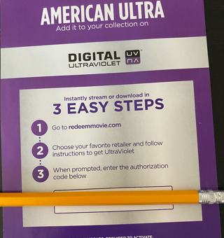 American Ultra Digital Code SD