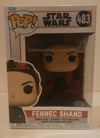 Funko Pop Fennec Shand #483 Star Wars The Mandalorian Disney Mint Condition!