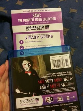 Saw: The Complete Movie Collection HDX Vudu Code