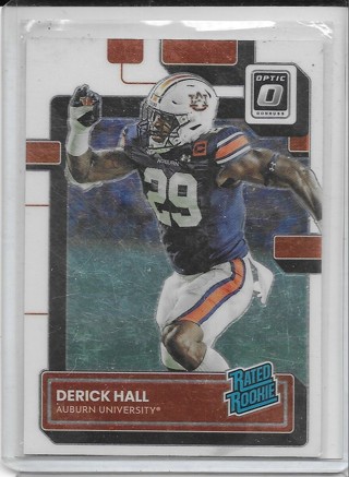 Derick Hall 2023 Chronicles Draft Optic #23 Rated Rookie