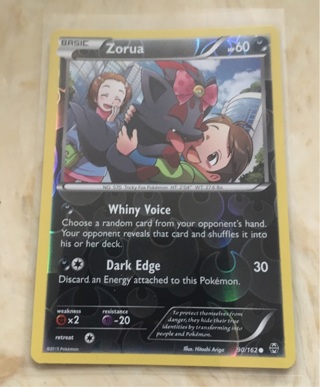 Pokémon Zorua 2015 90/162