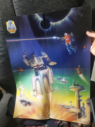 Vintage go bots magazine pull out poster