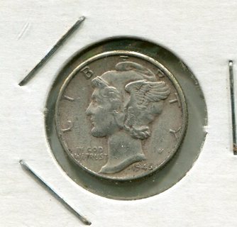 1945 D Mercury Dime-90% Silver!