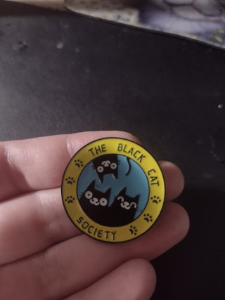 Black Cat Society Pin