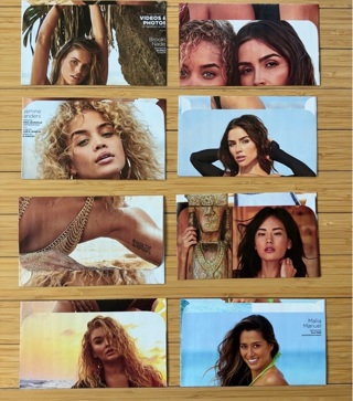 8 Sports Illustrated Swimsuit Themed Envelopes 