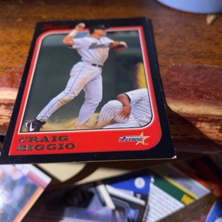 1997 bowman Craig biggio baseball card 