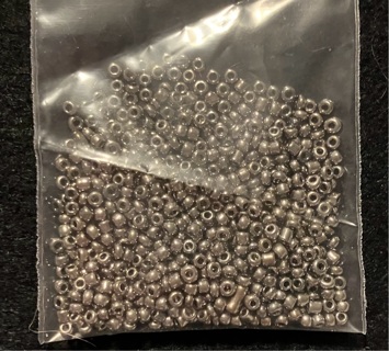 Silver Seed Beads