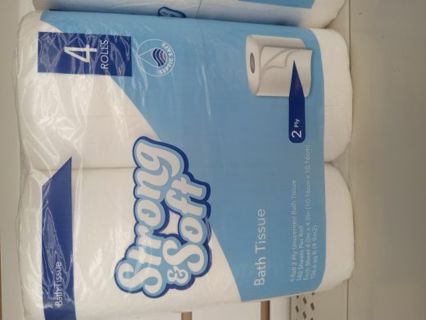 Strong and Soft Toilet paper 2 4 roll packs