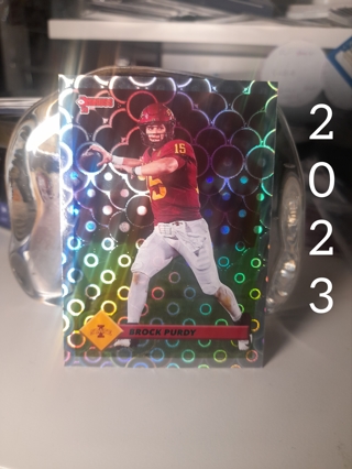 2023 Brock Purdy Chrome Silver Scope Donruss