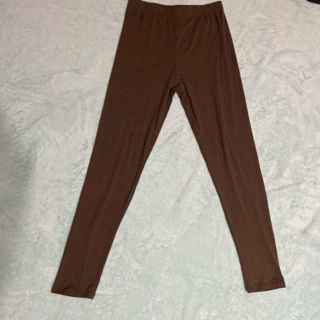 FADED GLORY PULL ON BROWN LEGGINGS=ELASTIC WAIST=SPANDEX=XL ,14/16 