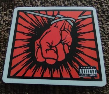 Metallica St anger band laptop sticker Xbox One PlayStation 4 laptop computer luggage water bottle