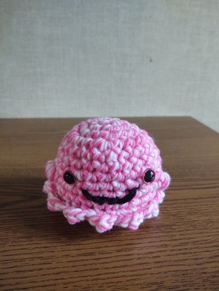 Hand Crocheted Amigurumi Ghost