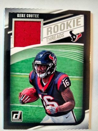 2018 Keke coutee rookie jersey card