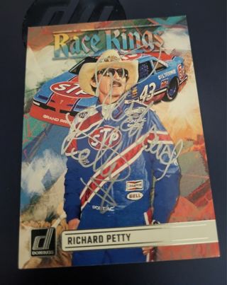 Nascar Richard Petty autographed card