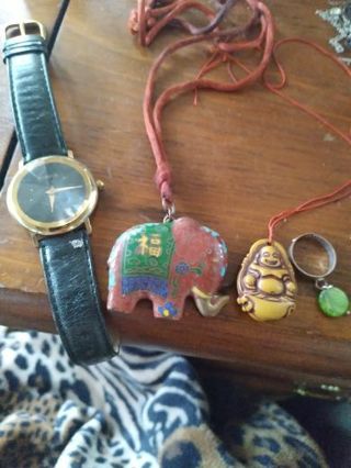 Fossil watch and jewerly lot