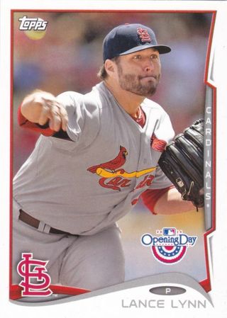 Lance Lynn 2014 Topps Opening Day St. Louis Cardinals