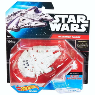 NEW STAR WARS STARSHIP VEHICLE MILLENNIUM FALCON DIE-CAST FREE SHIPPING