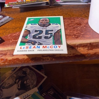 2013 topps mini lesean McCoy football card 