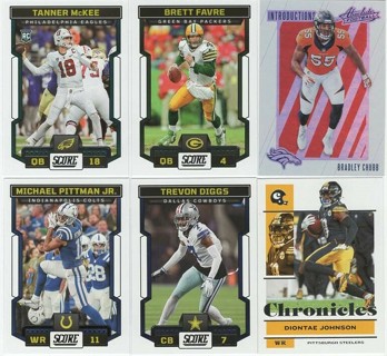 Fantastic Set of 6 Football w/RC, 4 are 2023!