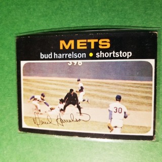 1971 Topps Vintage Baseball Card # 355 - BUD HARRELSON - METS - EXMT/NRMT