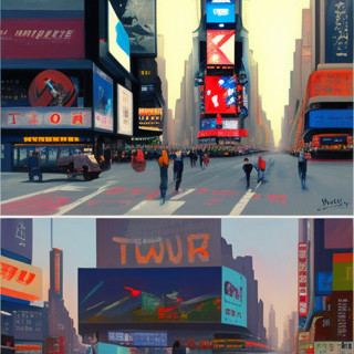 Listia Digital Collectible: Chinese version of Time Square New York