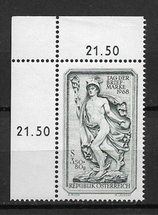 1968 Austria ScB324 Stamp Day MNH