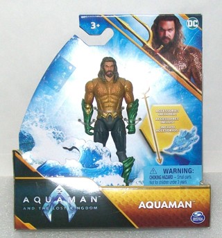 New! 2023 Spin Master DC Aquaman and The Lost Kingdom - Aquaman 4” Figure