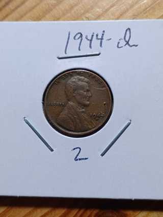 1944-D Lincoln Wheat Penny! 20.2