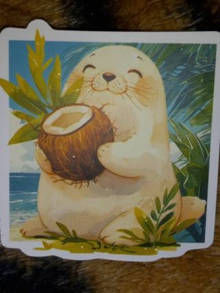 Adorable new one vinyl laptop sticker no refunds regular mail very nice quality