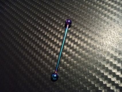 Multicolored industrial piercing bar